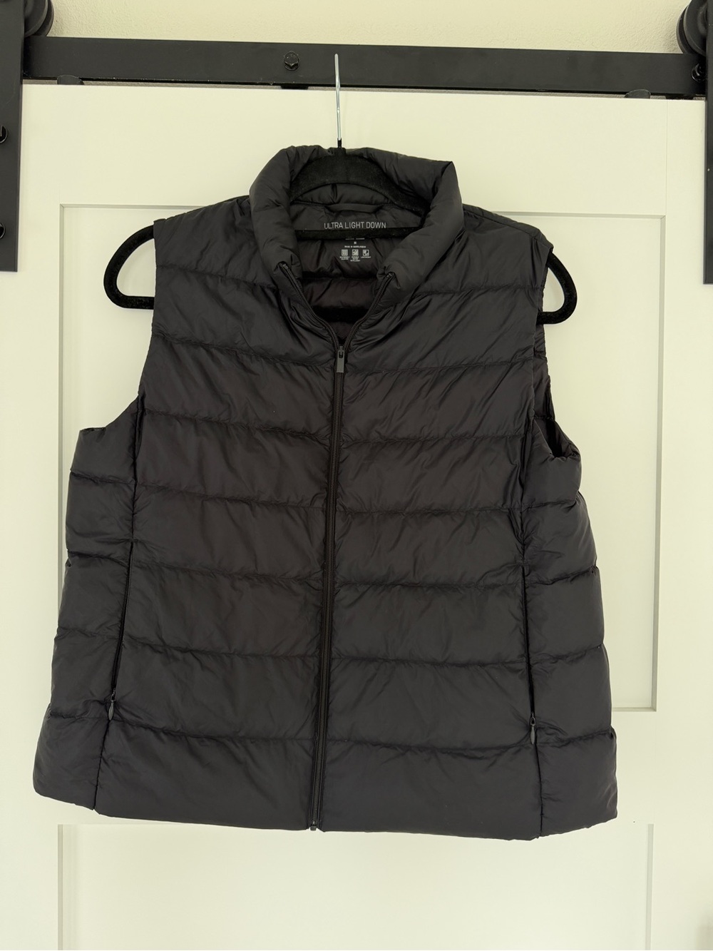 Uniqlo Black Ultra Light Down Quilted Vest